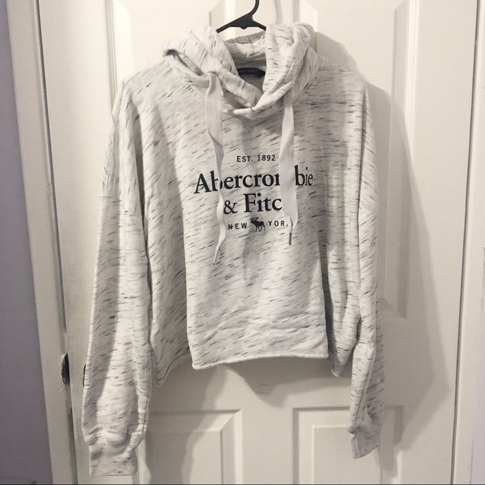 Abercrombie & Fitch Women's Gray Hoodie
